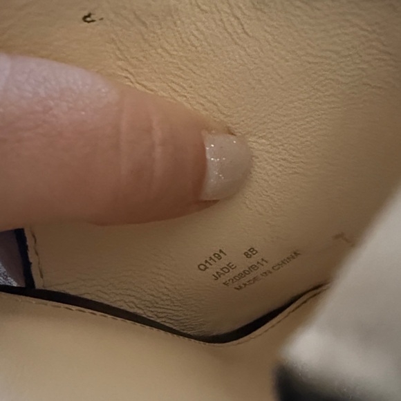 Coach Black Leather Jade Wedges, Size 8 - Picture 9 of 9